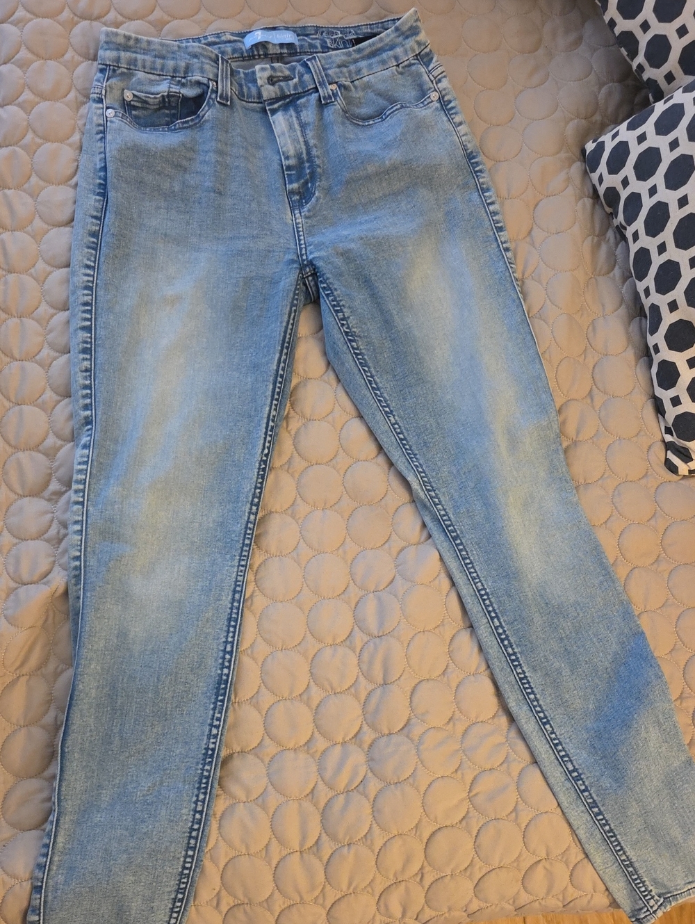 7 For All Mankind B(air) Light Blue Skinny Jeans